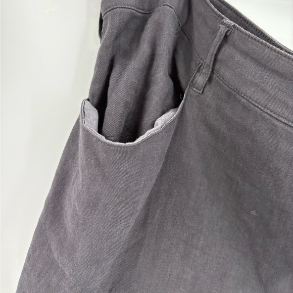 NYDJ Black Linen Lift Technology Flowy Classic Trouser Stretch Pants 28W 49 - Picture 2 of 14